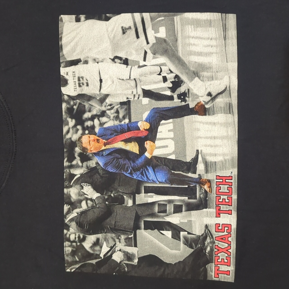 Texas Tech Graphic Long Sleeve Tee, Size Large